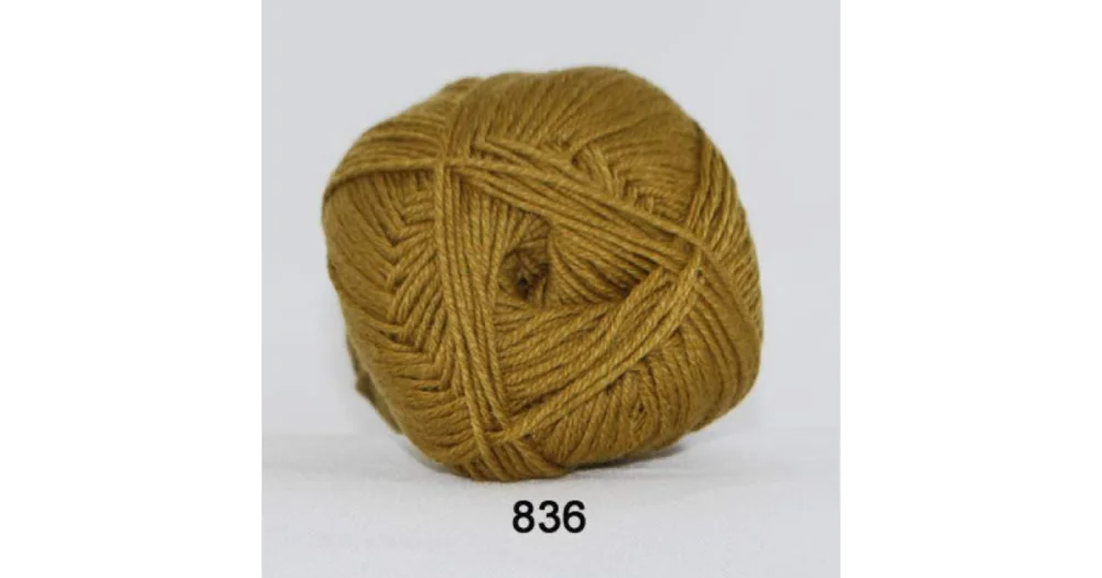 Lana cotton 212 0836 mörk senap Handla nu