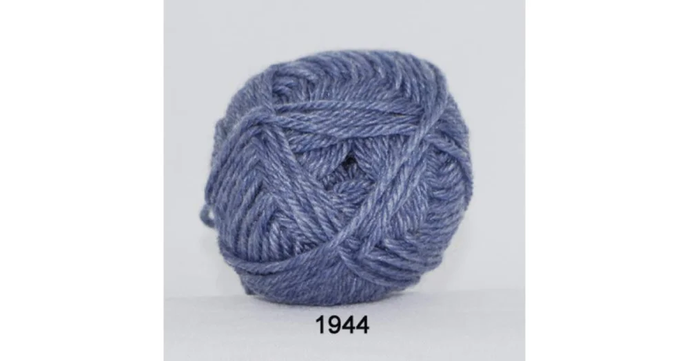Begränsad tid Ragg strømpegarn 1944 melerad blå