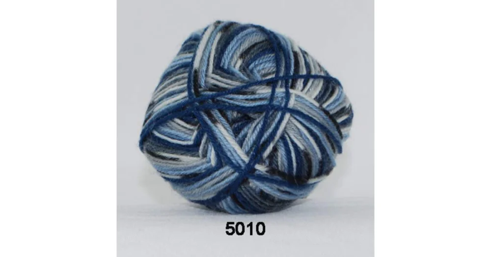 Sock 4 5010 hav jacquard Nedsatt pris
