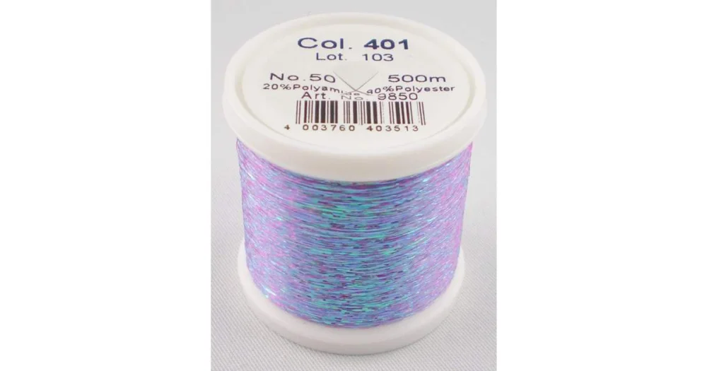 I lager Metallic Madeira 401 lila skimmer