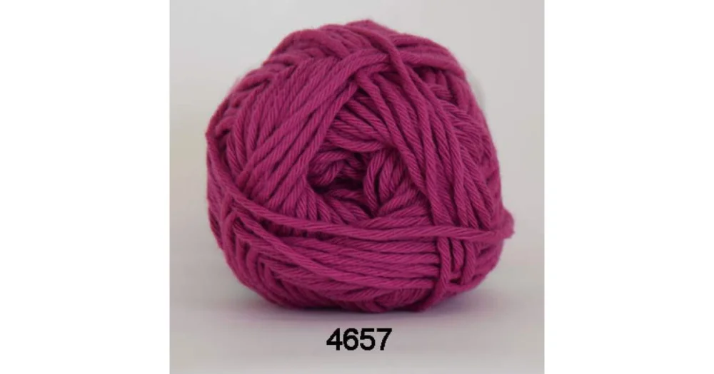 Cotton 8/8 4657 mörkcerise Billig