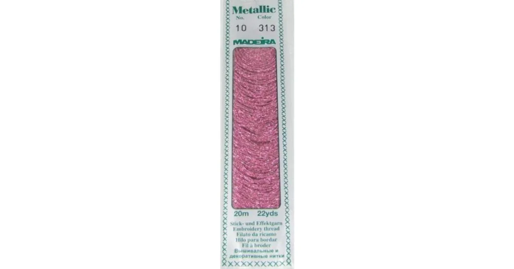 risnedsättning Metallic Madeira 313 rosa