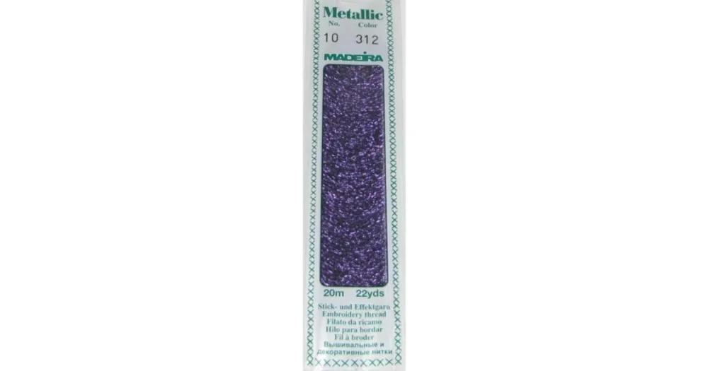 Handla nu Metallic Madeira 312 lila