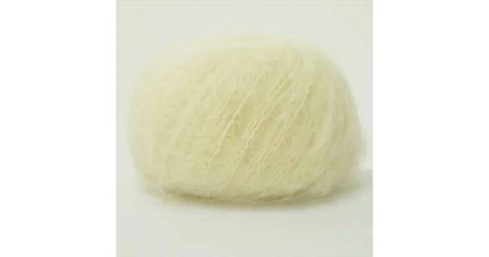 Roselinde Kid Mohair 2003 naturvit Reapris