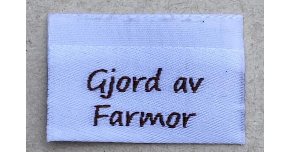 Bästa pris Etikett Gjord av Farmor