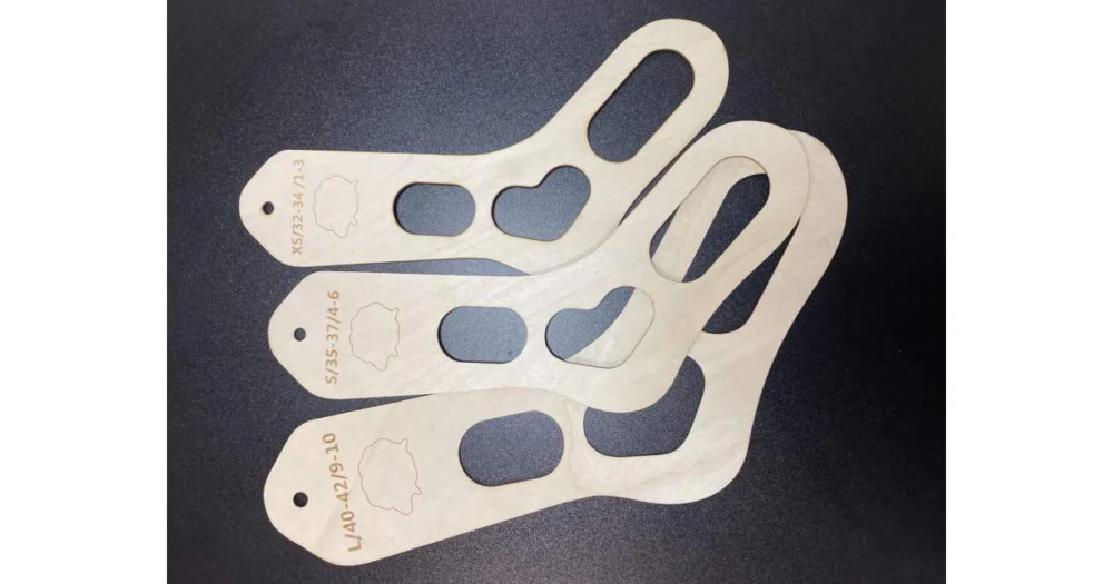 Expressleverans Sockblockare i trä 35/37