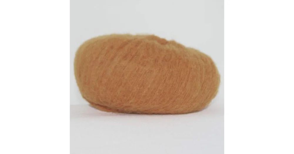 Brushed Baby Alpaca 1180 mörk senap Nedsatt pris