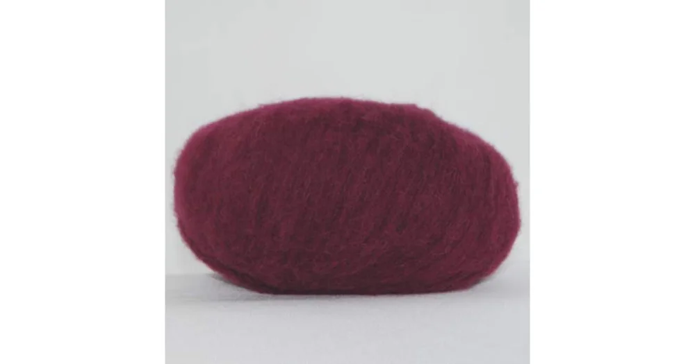 Brushed Baby Alpaca 2130 vinröd Trygg betalning