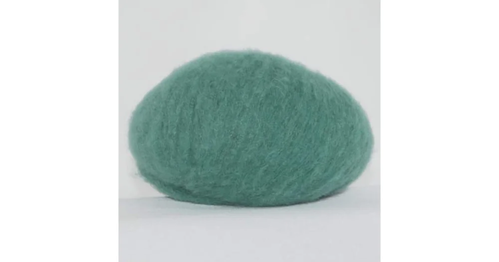 Brushed Baby Alpaca 8908 kall grön Fri frakt