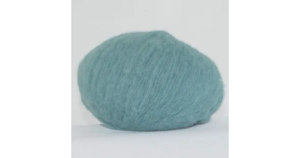 Fri frakt Brushed Baby Alpaca 7397 stålblå