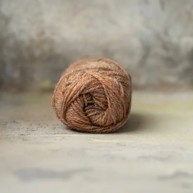 2PLY JUMPER WEIGHT - 1281 Mix Marled Peachy Orange Utförsäljning