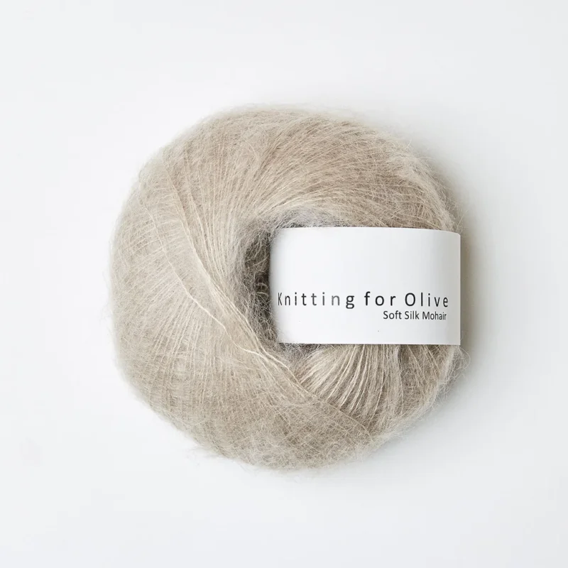 Oatmeal / Havregryn- Soft Silk Mohair Rea