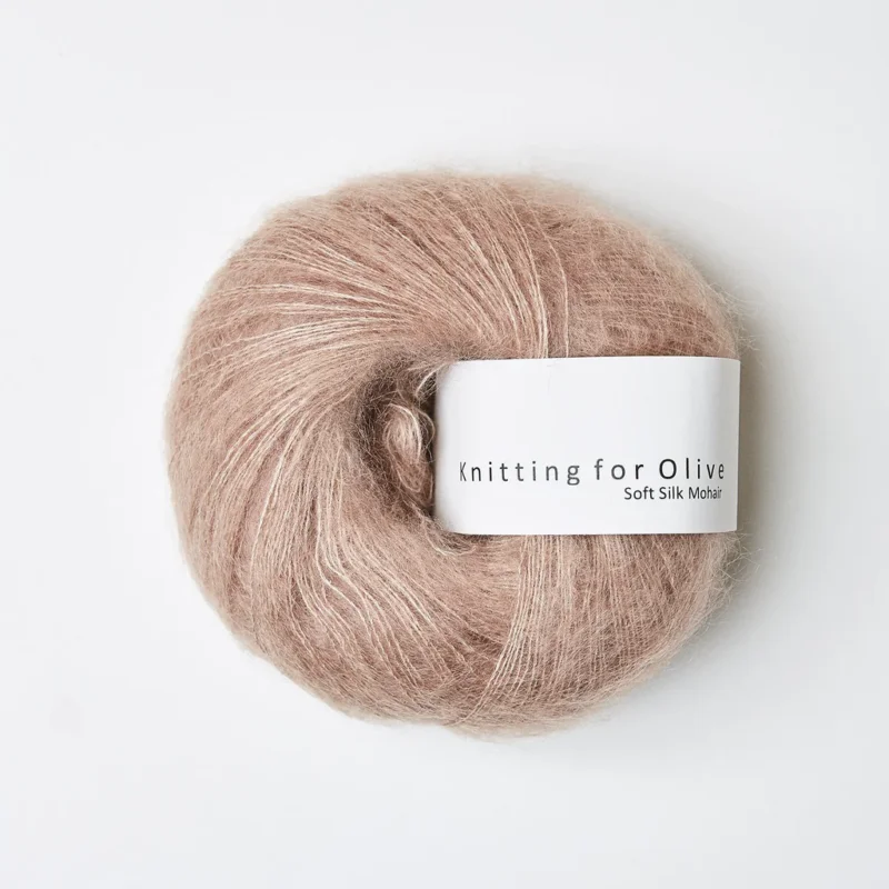 Rose Clay / Rosa Ler - Soft Silk Mohair Köp online