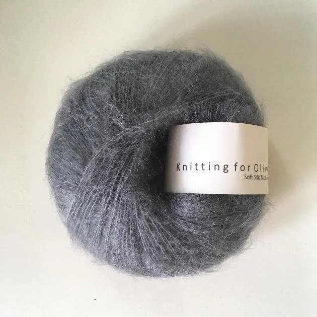 Nedsatt pris Dusty Petroleum Blue / Støvet Petroleumsblå - Soft Silk Mohair