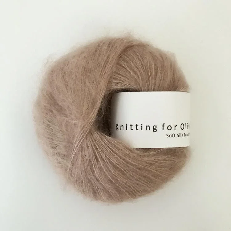 Mushroom Rose / Champignonrosa - Soft Silk Mohair Fynd