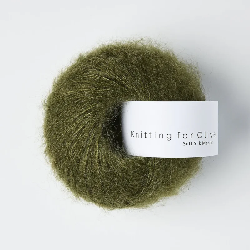 Sista chansen Slate Green / Skifergrøn - Soft Silk Mohair