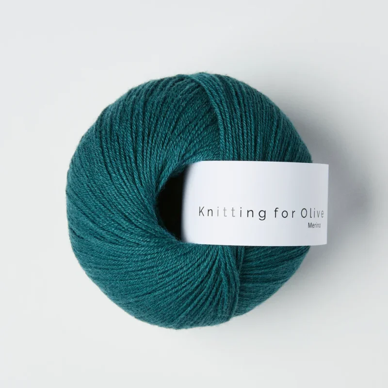 Petroleum Green / Petroleumsgrøn - Merino Fri frakt