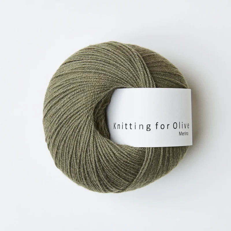 Dusty Olive / Støvet Oliven - Merino Rabatt