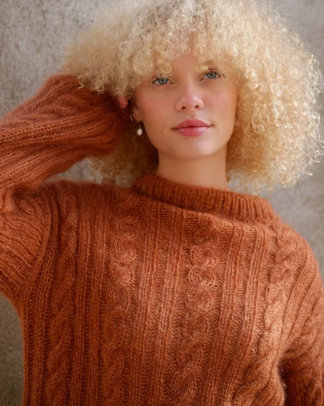 Snabb leverans Snoet Ribsweater - Knitting for Olive