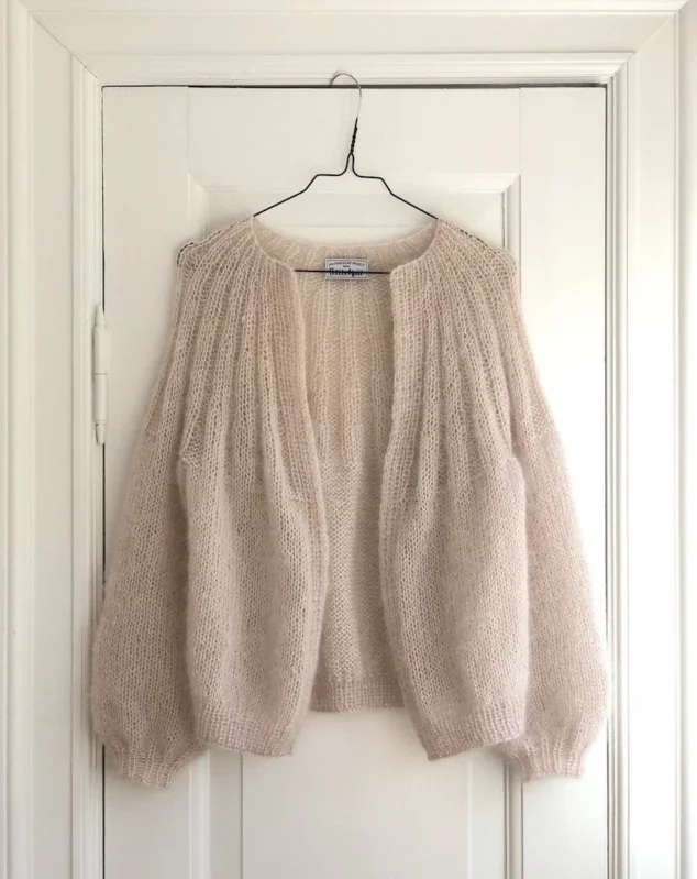 risnedsättning Sunday Cardigan Mohair Edition - PetiteKnit