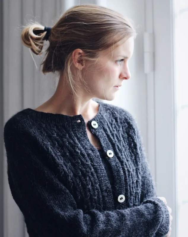 Klassisk Smock Cardigan - PetiteKnit Populärt val
