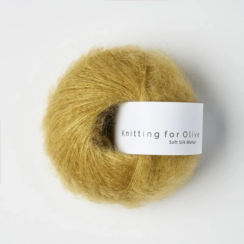 Dusty Honey / Støvet Honning - Soft Silk Mohair I lager