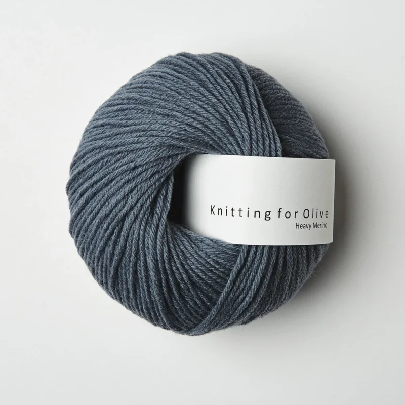 Köp online Dusty Petroleum Blue / Støvet Petroleumsblå - Heavy Merino