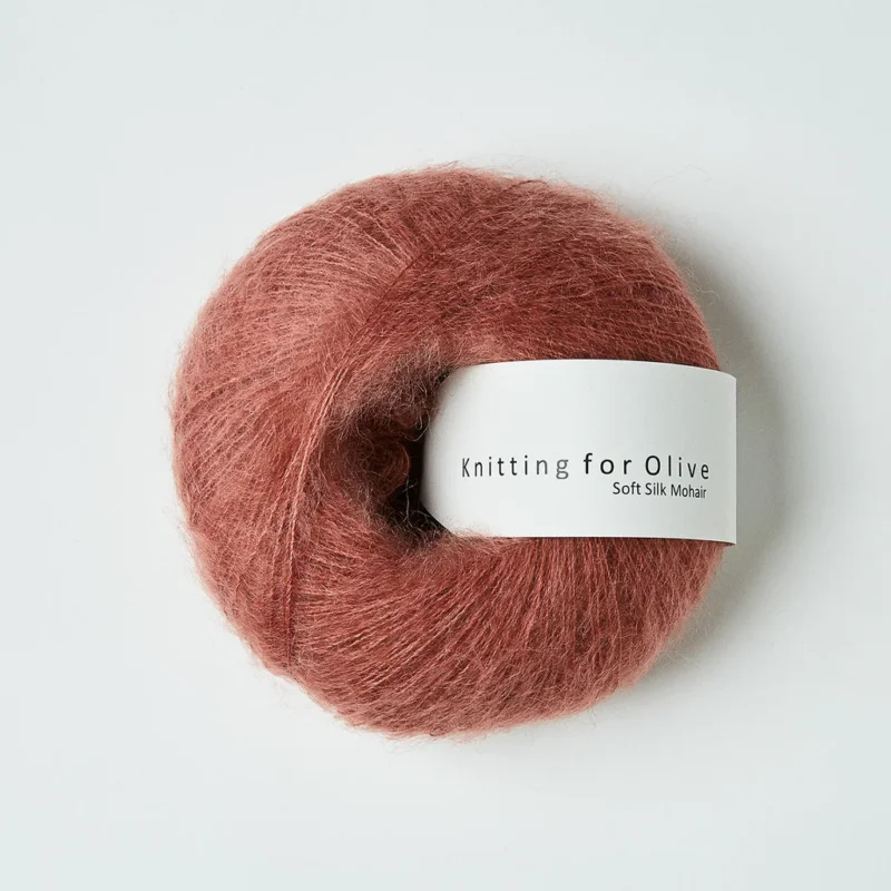 Plum Rose / Blommerosa - Soft Silk Mohair Beställ nu