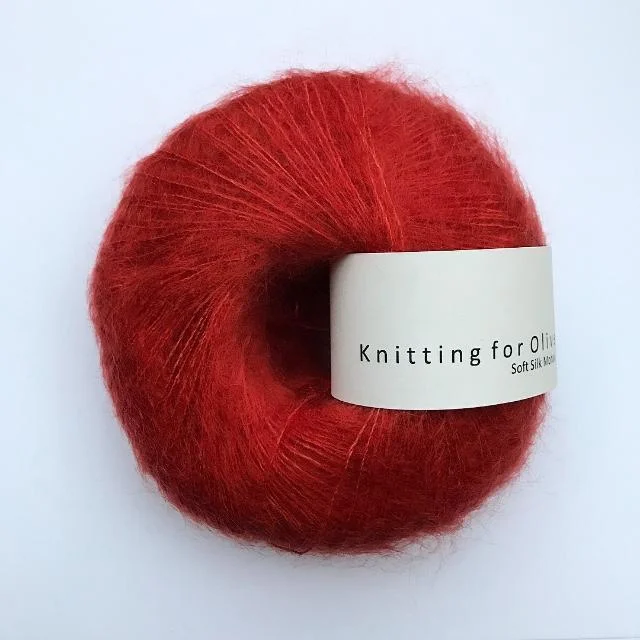 Rabatt Pomegranate / Granatæble - Soft Silk Mohair