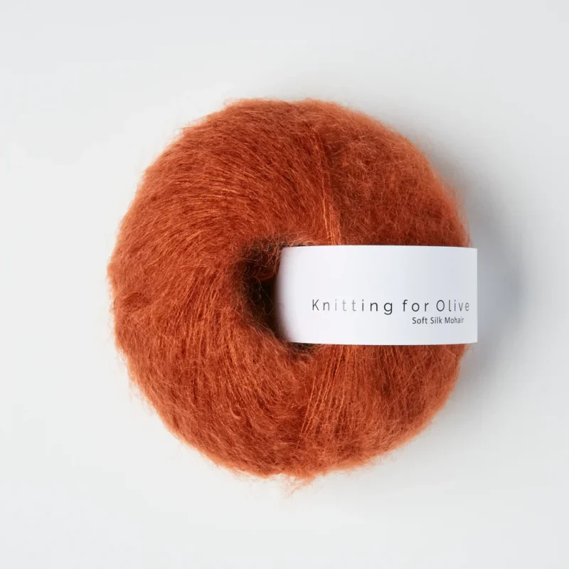 Bästa pris Dusty Robin / Støvet Rødkælk - Soft Silk Mohair