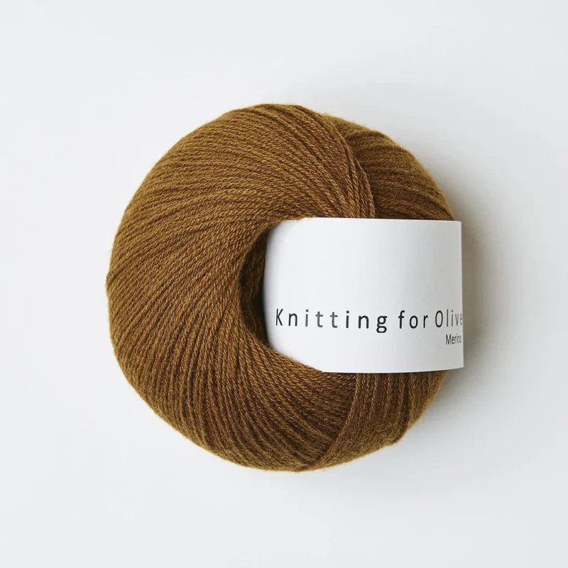 Ocher Brown / Okkerbrun - Merino risnedsättning