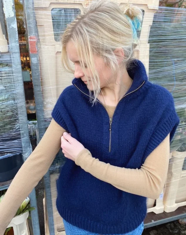 Kampanjpris Zipper Slipover - PetiteKnit