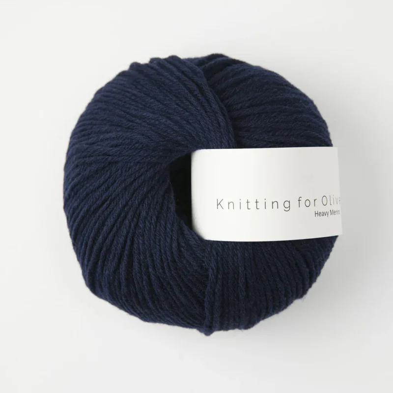 Sänkt pris Navy Blue / Marineblå - Heavy Merino