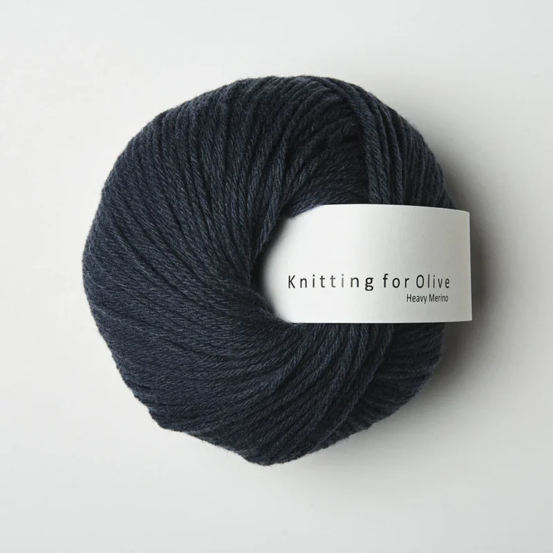 Billigare Deep Petroleum Blue / Dyb Petroleumsblå- Heavy Merino