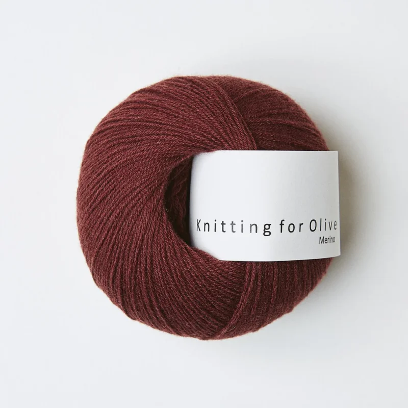 Claret / Vinrød - Merino Nyhet