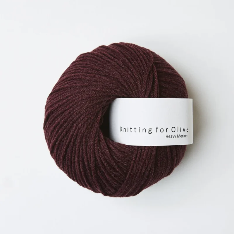 Bordeaux / Bordeaux - Heavy Merino Bästa pris