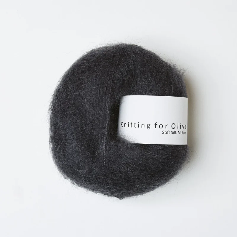 Populärt val Midnight / Midnat - Soft Silk Mohair