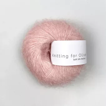Erbjudandepris Poppy Rose / Valmuerosa - Soft Silk Mohair