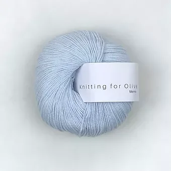 Ice Blue / Isblå - Merino Erbjudandepris