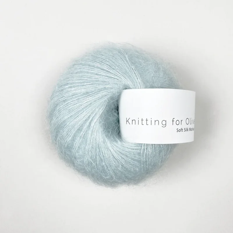 Erbjudande Ice Blue / Isblå - Soft Silk Mohair