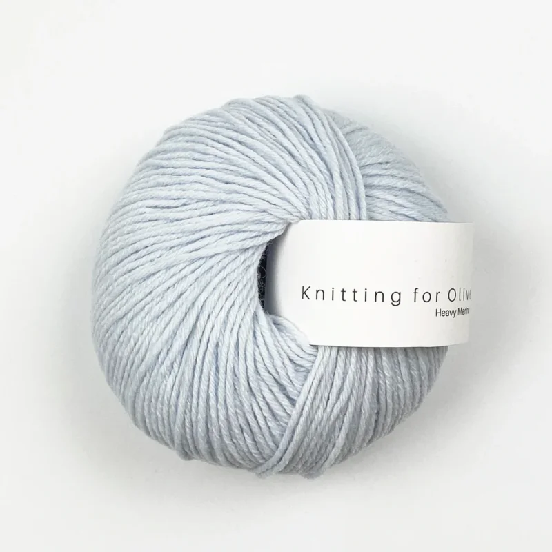 Ice Blue / Isblå - Heavy Merino Billigare