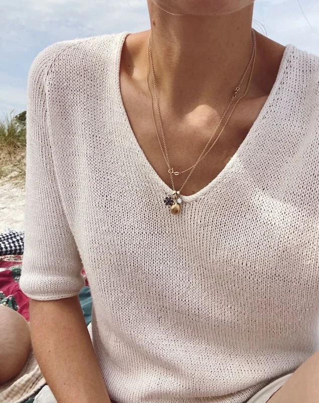 Nedsatt pris Cumulus Tee - PetiteKnit