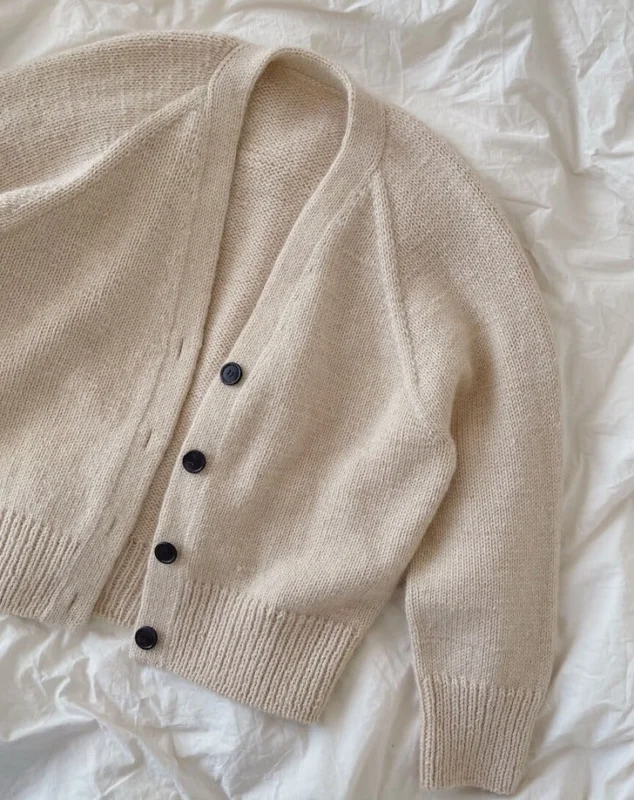 Champagne Cardigan - PetiteKnit Utförsäljning