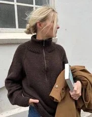 Zipper Sweater Light - PetiteKnit risnedsättning