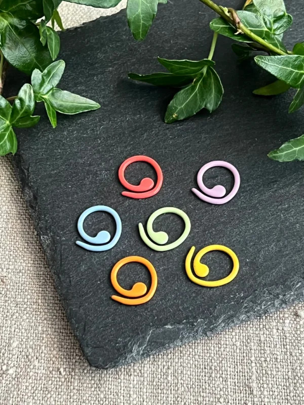 Rabatt Stickmarkörer Split Rings, öppna - Cocoknits