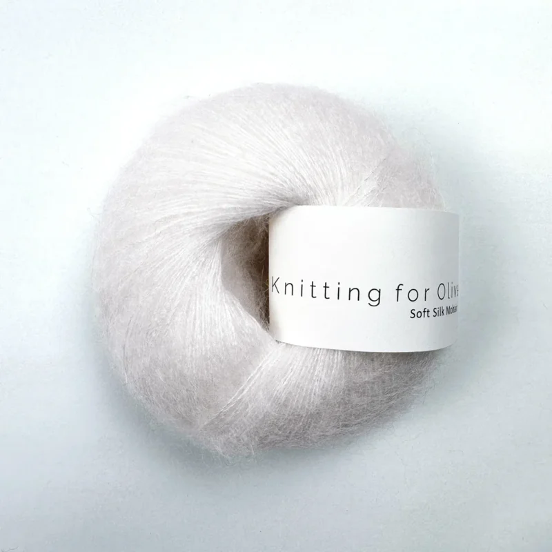 Snowflake / Snefnug - Soft Silk Mohair Erbjudandepris
