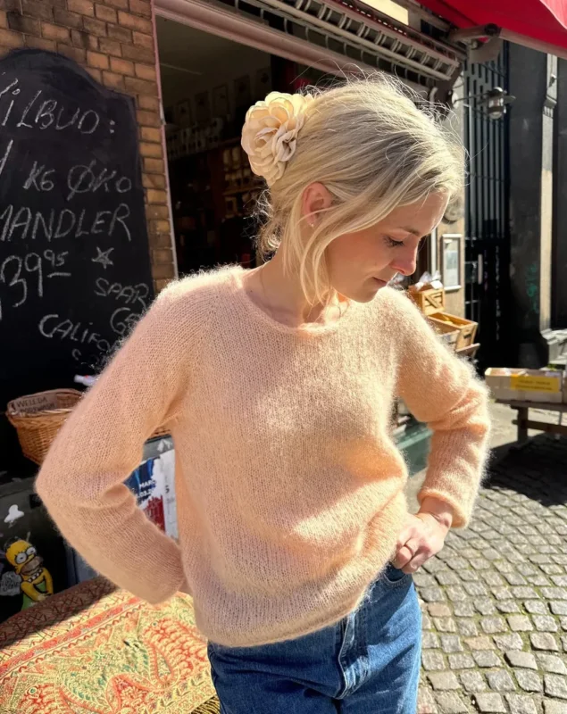 Cumulus Blus o-neck - PetiteKnit Nyhet