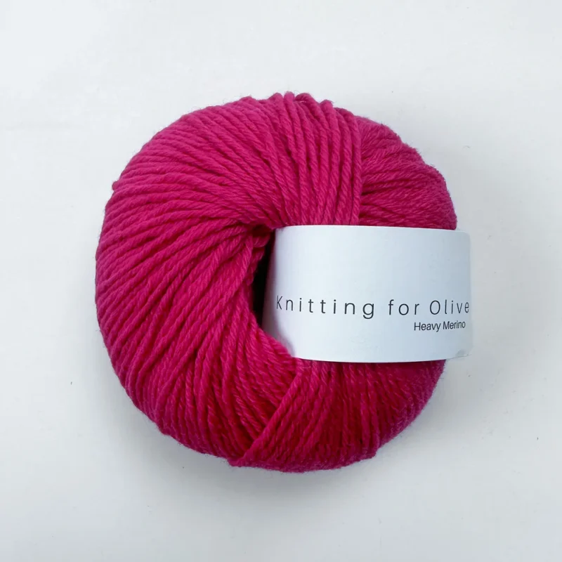 Pink Daisies / Bellis Pink - Heavy Merino Billig