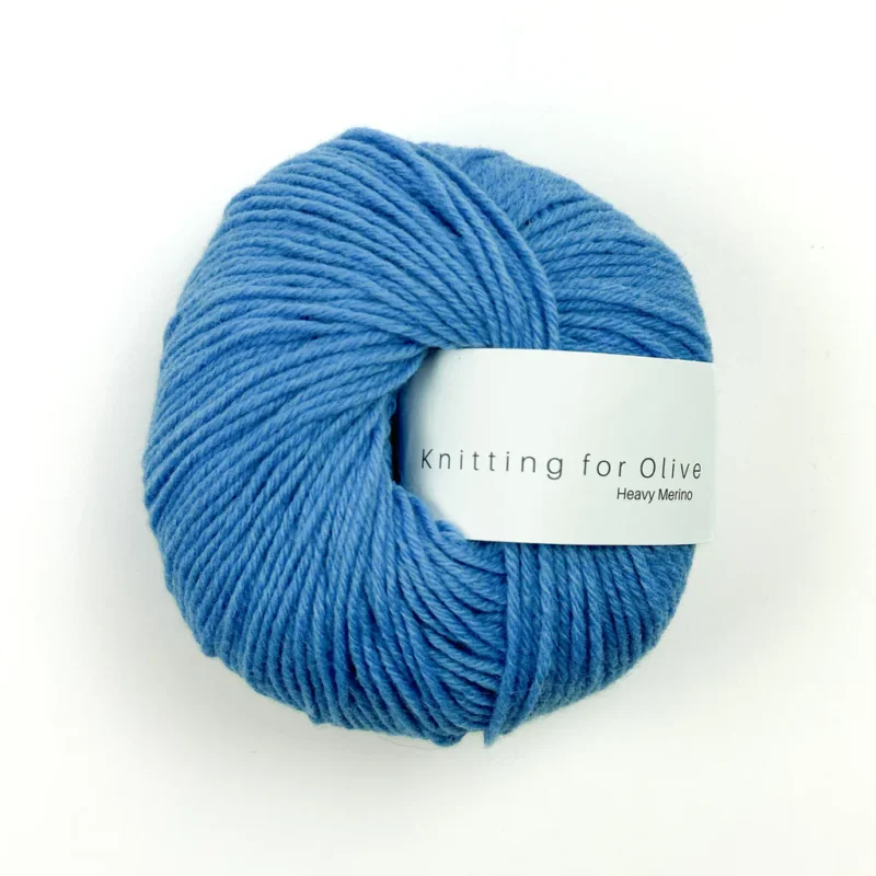 I lager Poppy Blue / Valmueblå - Heavy Merino
