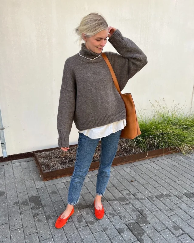 Chestnut Sweater - PetiteKnit Trygg betalning